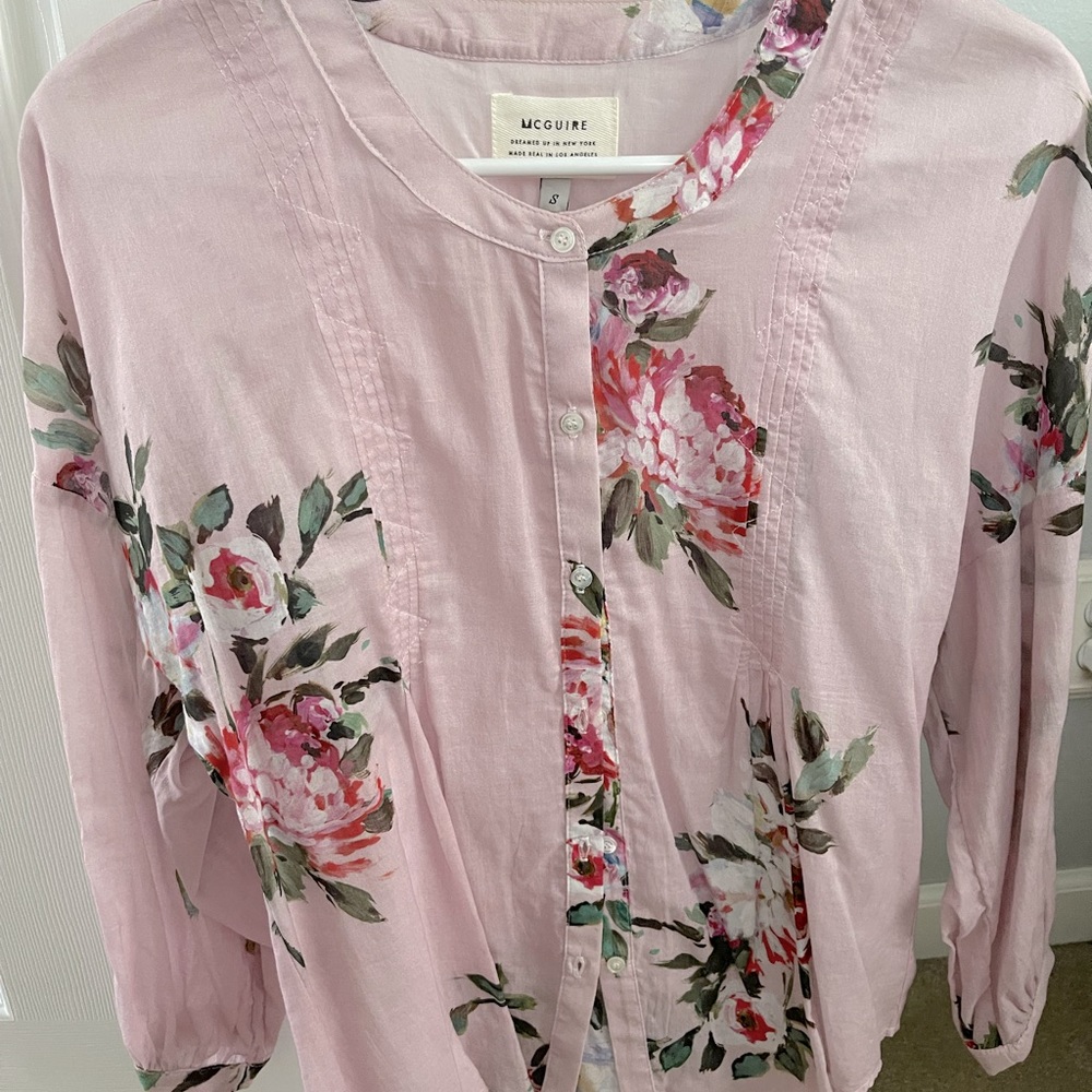 McGuire Floral Button Down